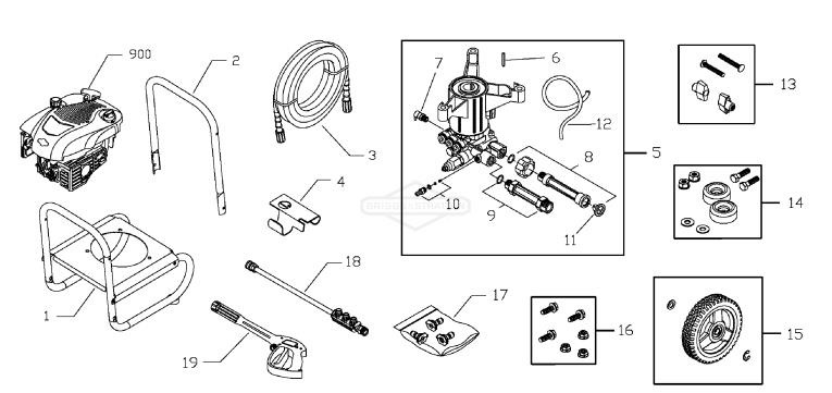 Briggs & Stratton 020427-0 replacement Parts